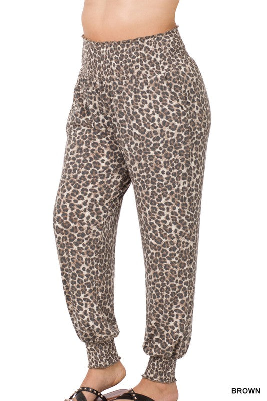 $8 Leopard Lounge Joggers 1X Only
