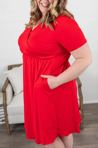 $18 Tinley Dress - Red