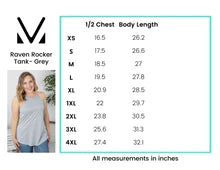 Raven Rocker Tank - Grey or Navy