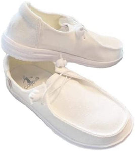 White Slip on Shoe