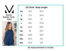 Raven Rocker Tank - Grey or Navy