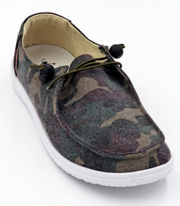 $19 Camo Print Slip on Shoe - Size 9 Only
