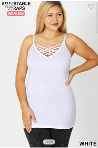 Criss Cross Cami with Adjustable Straps